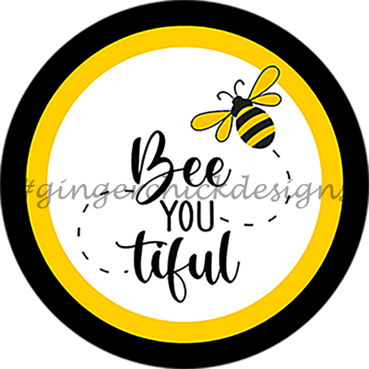 Honey Bee Pin-Back Design