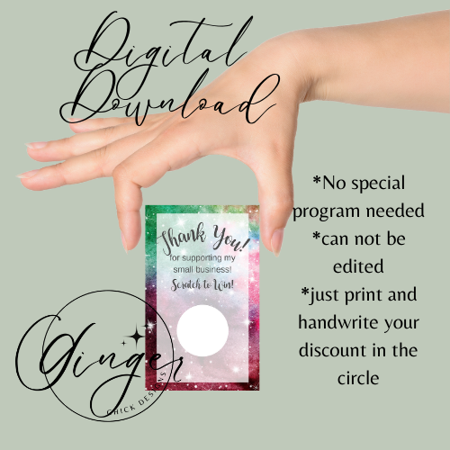 Light Galaxy Scratch-Off Ticket