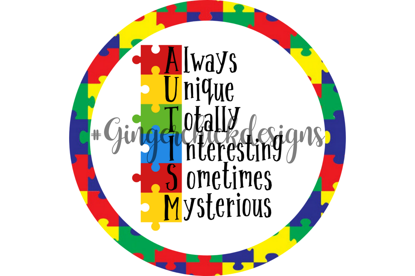 Autism OG Pin-Back Design
