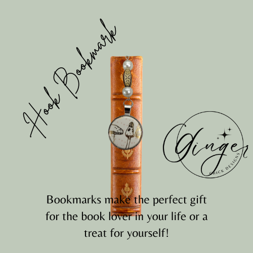 Gold Mushroom Hook Bookmark