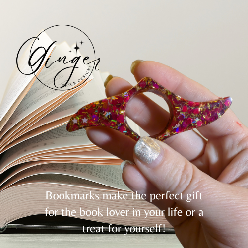 Happy New Year Wave Thumb Bookmark