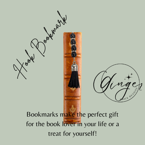 Black Tassel Hook Bookmark