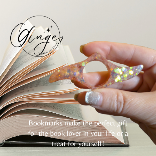 Peach Wave Thumb Bookmark