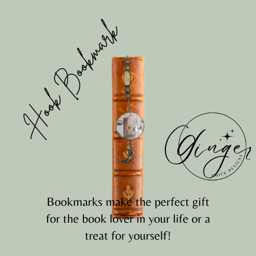 Crystal Moon Hook Bookmark
