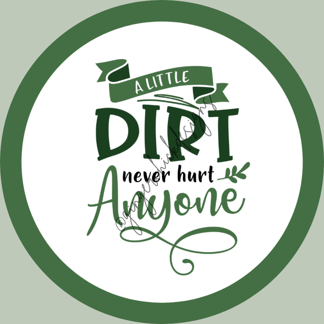 A Little Dirt 3-Inch Paperclip Bookmark