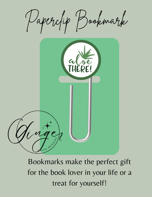 Aloe There! 3-Inch Paperclip Bookmark