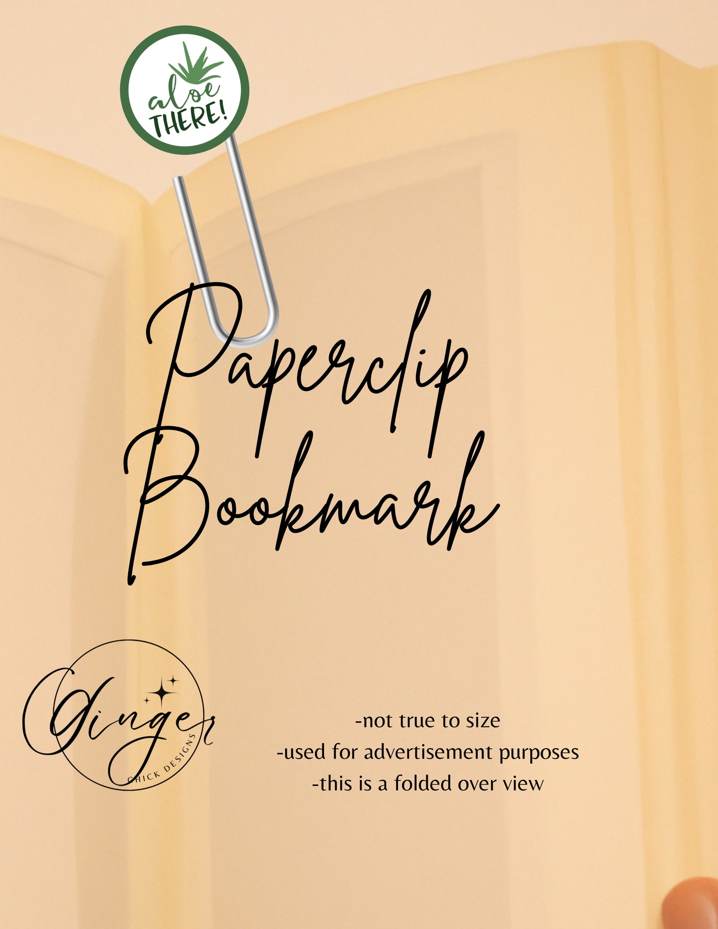 Aloe There! 3-Inch Paperclip Bookmark