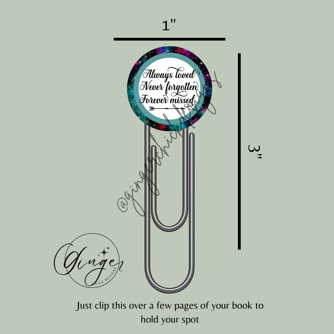 Always Loved 3-Inch Paperclip Bookmark