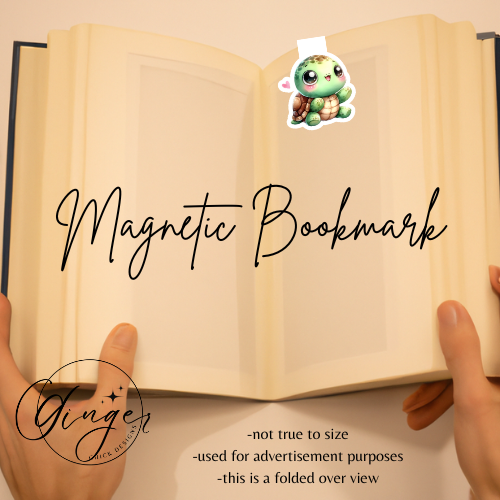 Baby Turtle Magnetic Bookmark