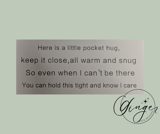 Green Balloon Dog Pocket Hug