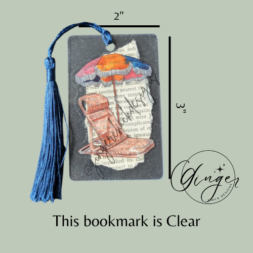 Beach Chair Dictionary Acrylic Bookmark