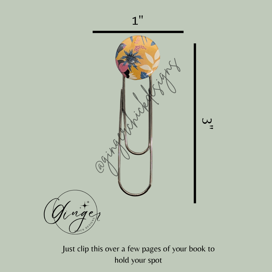 Bird 3-Inch Paperclip Bookmark