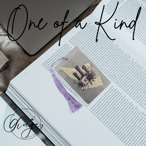 Black Candles Dictionary Acrylic Bookmark