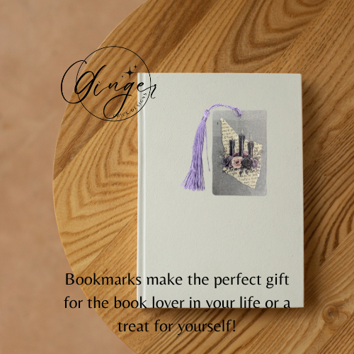 Black Candles Dictionary Acrylic Bookmark