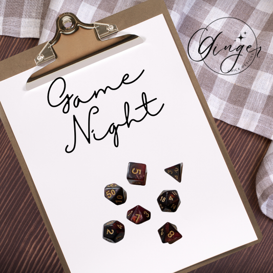 Infernal Ember Dice Set