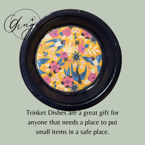Blue Birds Trinket Dish