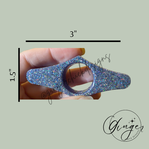 Blue Diamond Thumb Bookmark