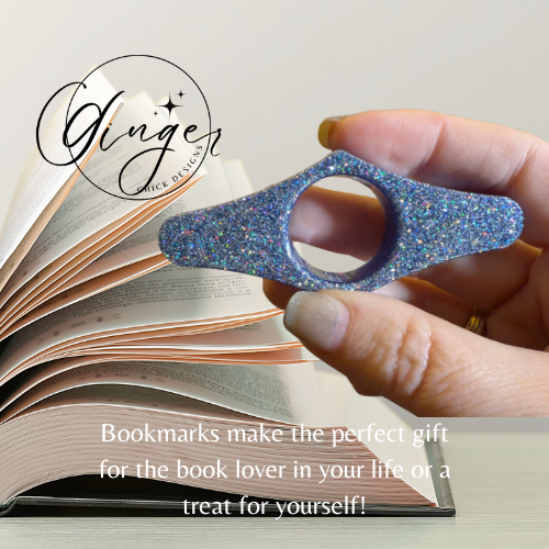 Blue Diamond Thumb Bookmark