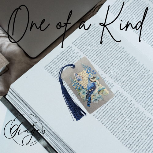 Blue Jay Dictionary Acrylic Bookmark