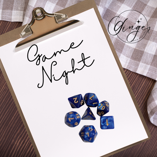 Blue Pearl Dice Set