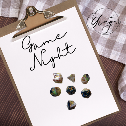 Eldertide Nexus DND Dice Set