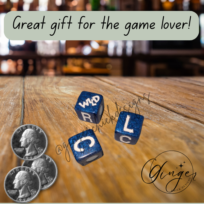 Blue LCRWild Dice