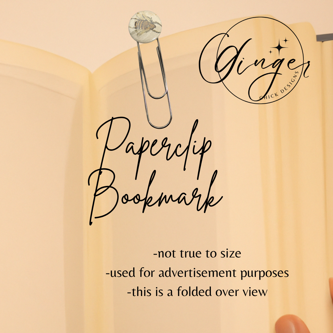 Bumble Bee 3-Inch Paperclip Bookmark