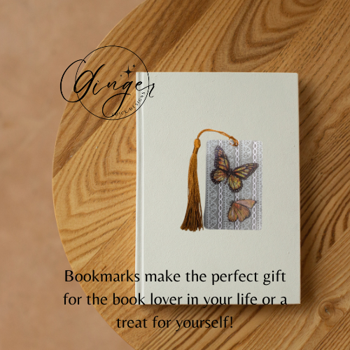 Butterfly Lace Dictionary Acrylic Bookmark