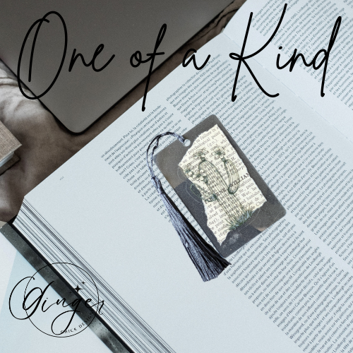 Cactus Outline Dictionary Acrylic Bookmark