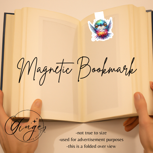 Cartoon Bird Magnetic Bookmark