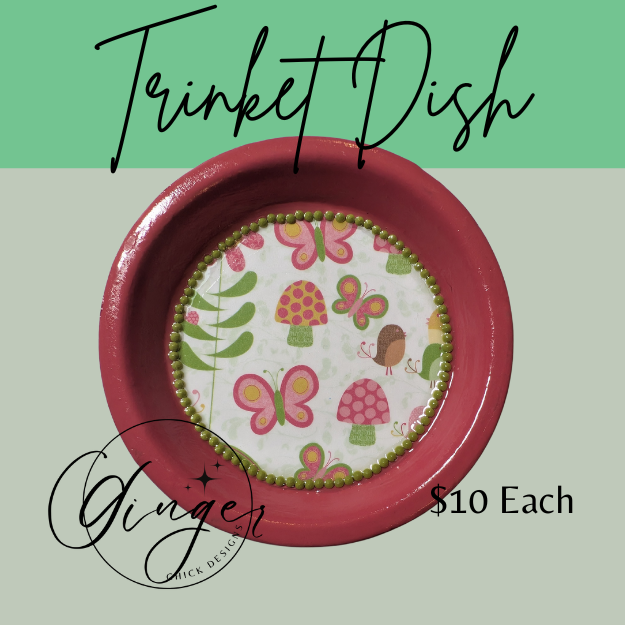 Cartoon Garden Trinket Dish