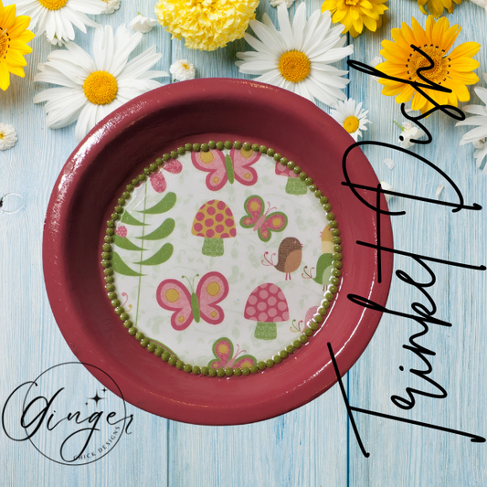 Cartoon Garden Trinket Dish