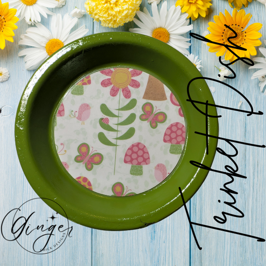 Cartoon Garden Trinket Dish