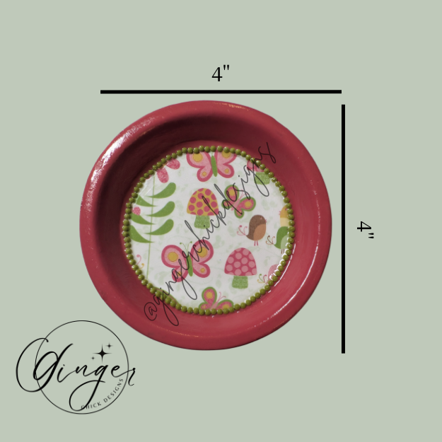 Cartoon Garden Trinket Dish