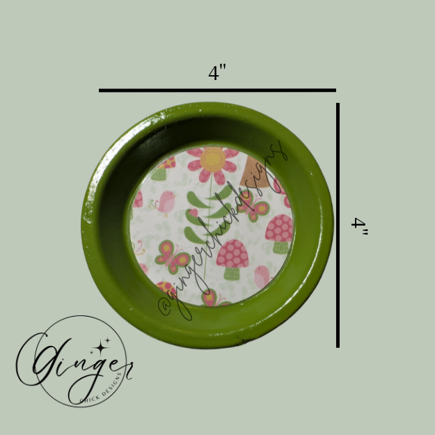 Cartoon Garden Trinket Dish
