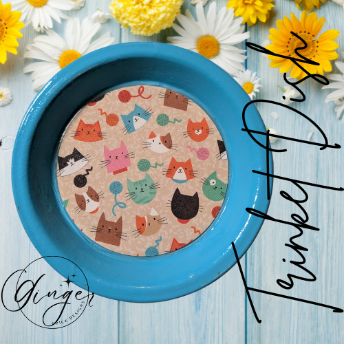 Cat Head Trinket Dish