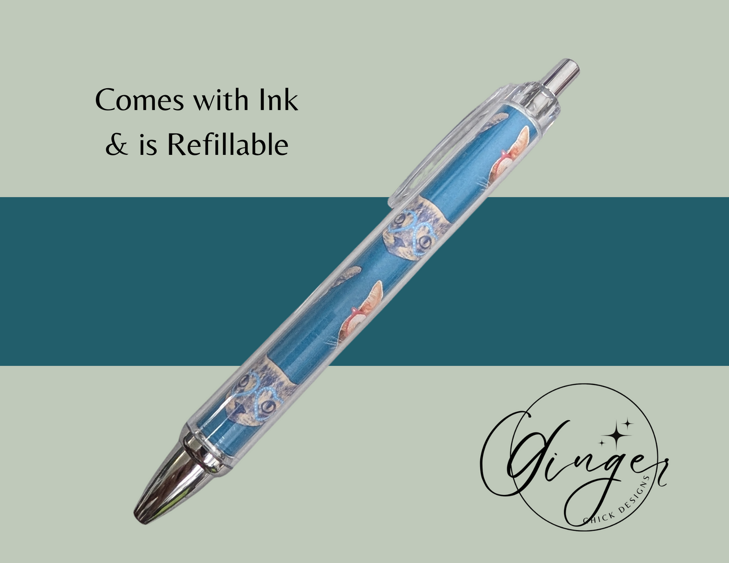 Cat Lovers Gel Pen