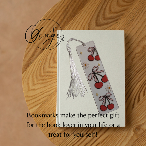 Cherries Acrylic Bookmarks