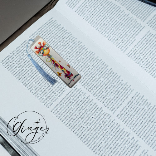 Circus Giraffe Acrylic Bookmark