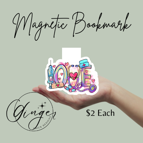 Love Nurse Magnetic Bookmark
