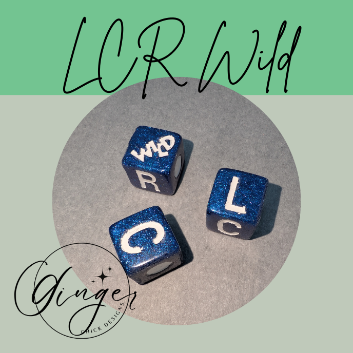 Blue LCRWild Dice