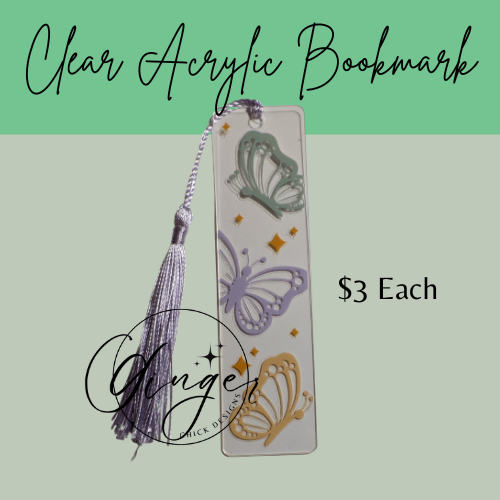 Butterfly Acrylic Bookmarks