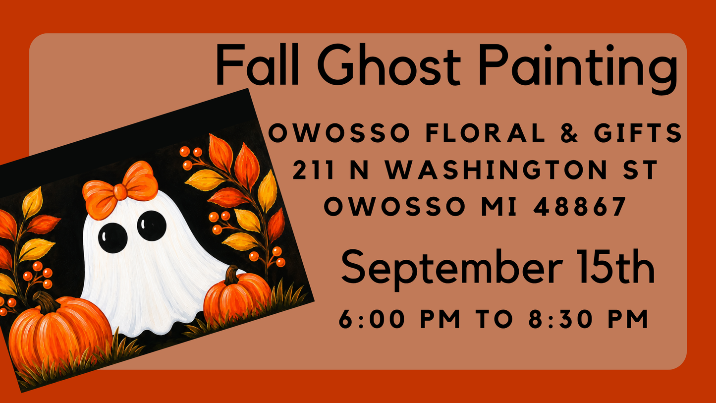 Fall Ghost Painting Workshop