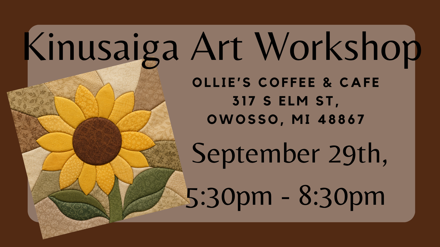 Kinusaiga Art Workshop - Sunflower