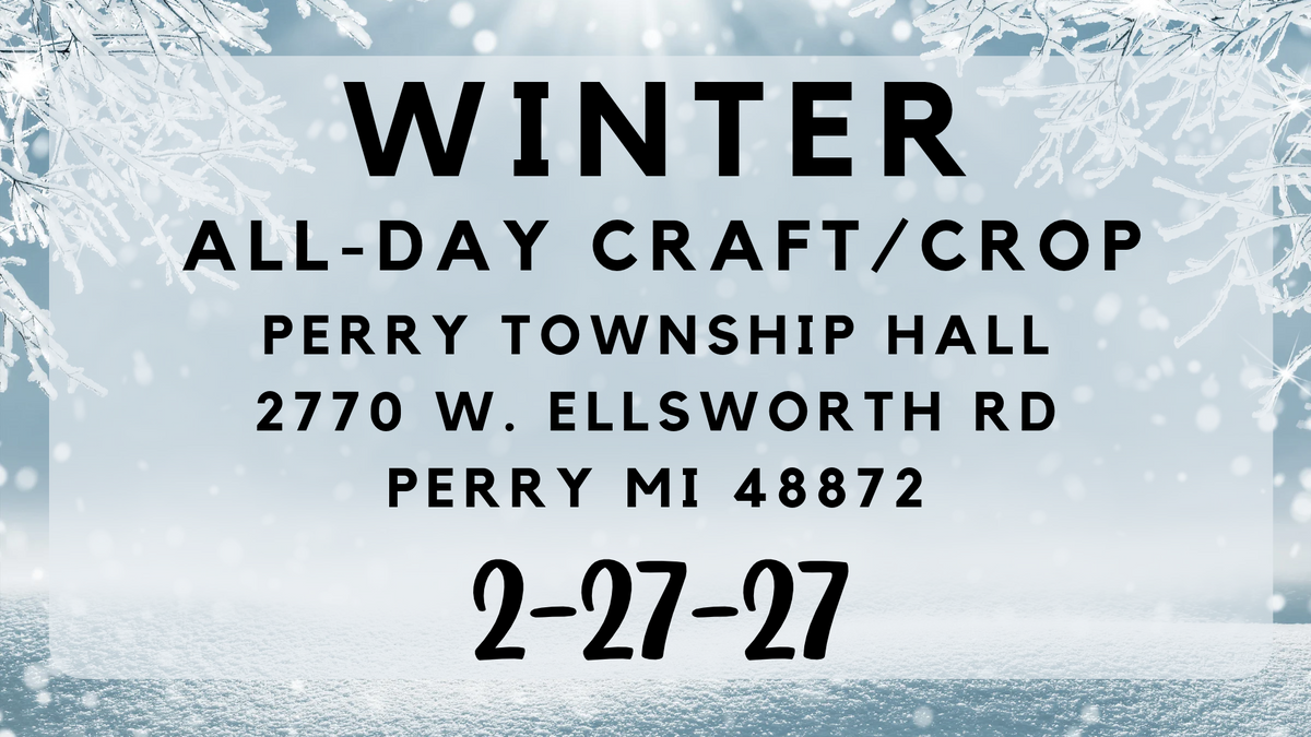 Winter All Day Craft Retreat