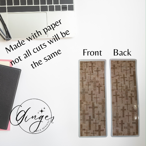 Cross Laminated Bookmark