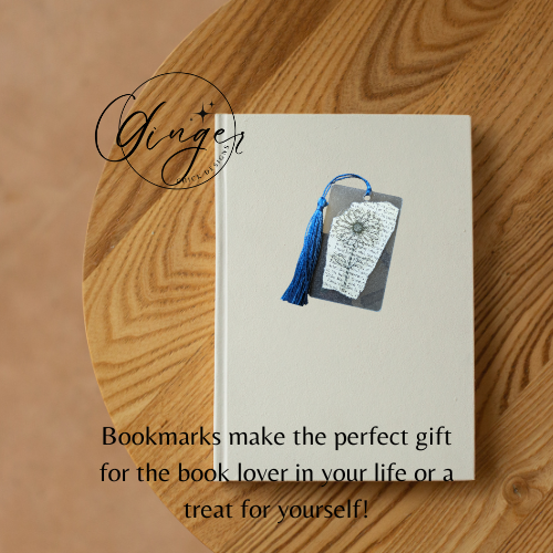 Daisy Outline Dictionary Acrylic Bookmark