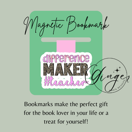 Difference Maker Magnetic Bookmark