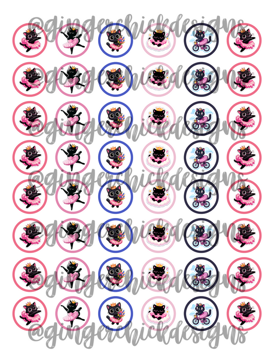 Black Kitty Bottle Cap Images