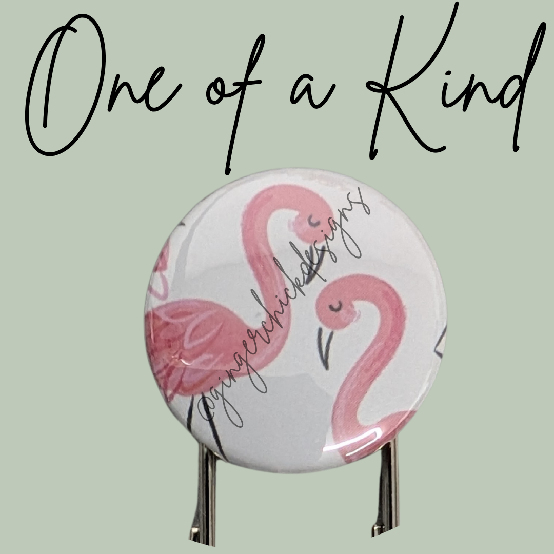 Flamingo 3-Inch Paperclip Bookmark